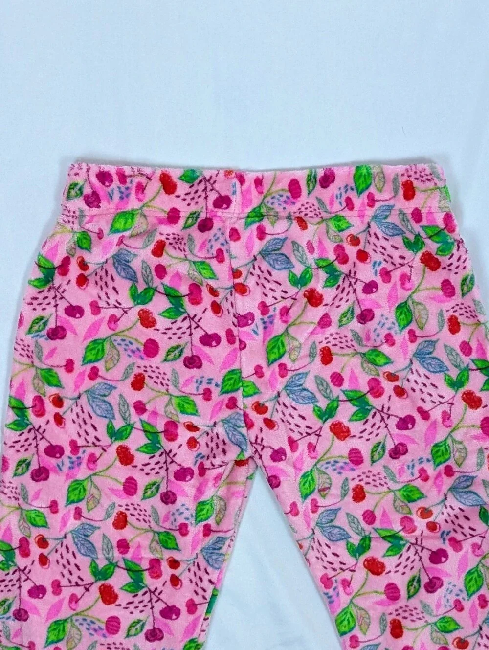 Berkshire Daydream Etta Vee Fleece Lounge Pant Cherries Print Vibrant Pink M NWT - Picture 7 of 9